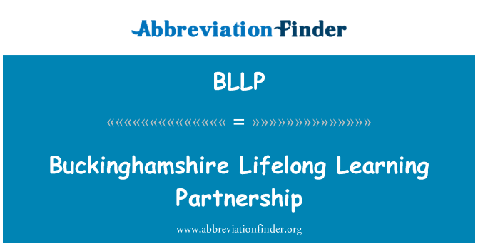 BLLP: Buckinghamshire seumur hidup belajar kemitraan