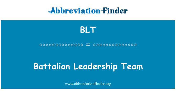 BLT: Équipe de direction de bataillon