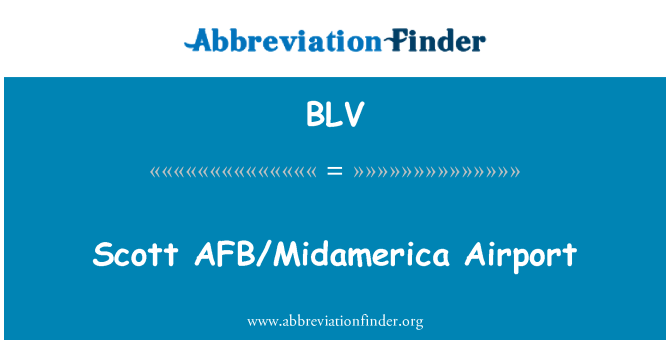 BLV: 斯科特 AFB/Midamerica 机场