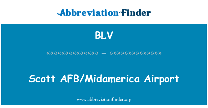 BLV: مطار سكوت AFB/ميداميريكا