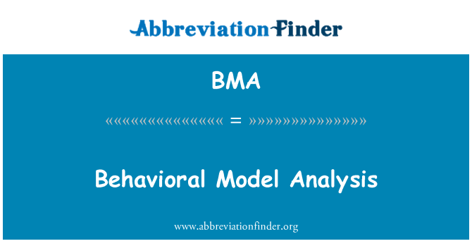 BMA: Analisis perilaku Model