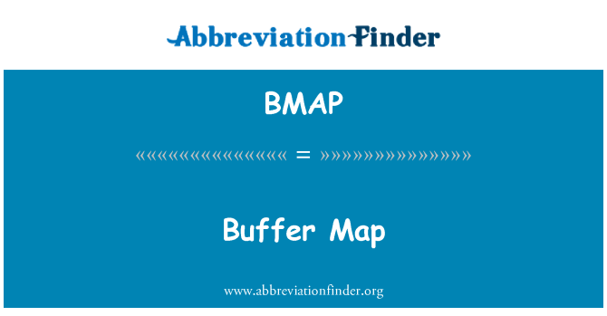 BMAP: Buffer kort