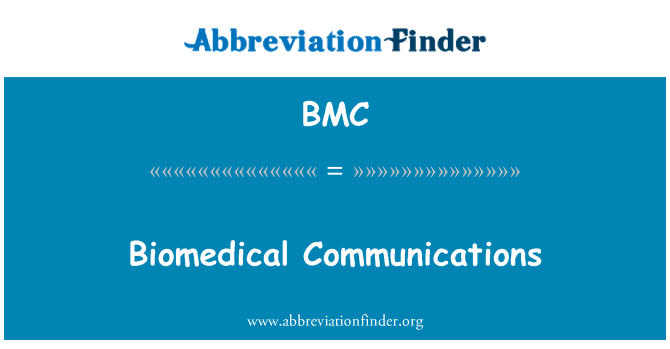 BMC: Biomedicínská komunikace