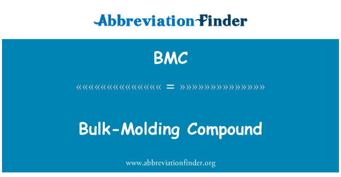 BMC: Cyfansoddyn swmp-Molding