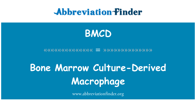 BMCD: Mwèl zo kilti Dérivés Macrophage