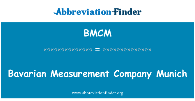 BMCM: Munich Bavière mezi konpayi