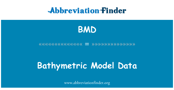 BMD: Батиметрические модели данных