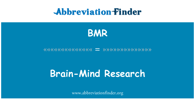 BMR: Investigació de cervell – ment