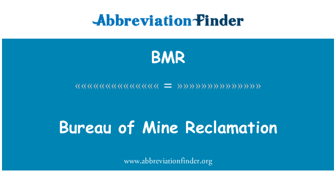 BMR: 광산 개선의 국