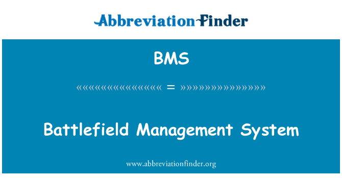 BMS: Mūšio lauko valdymo sistema