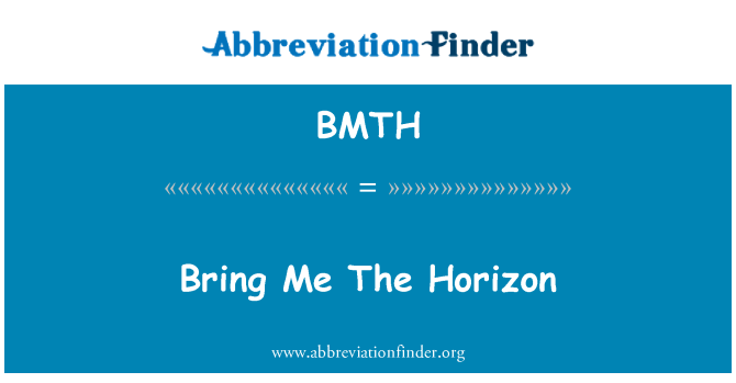 BMTH: Pote ban mwen Horizon a