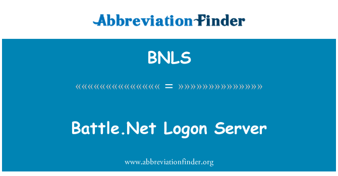 BNLS: Serveur de connexion Battle.Net