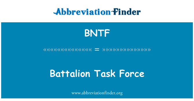 BNTF: Batalionul Task Force