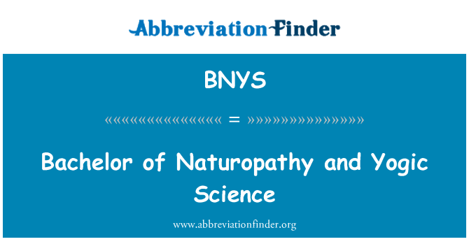 BNYS: Moun ki pa marye, de Médicaments Et Yogic syans