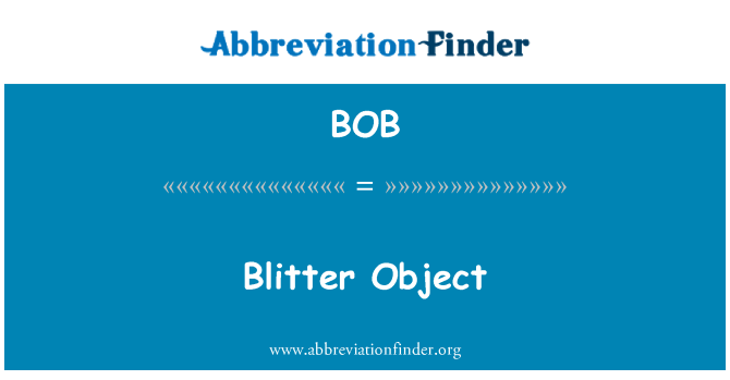 BOB: Blitter objektas