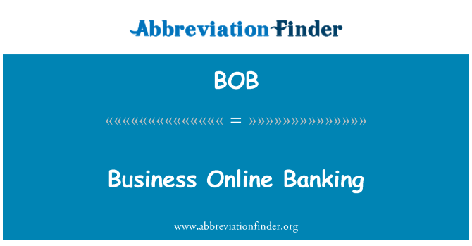BOB: Verslo internetinės bankininkystės