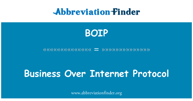 BOIP: Biznes przez Internet Protokół