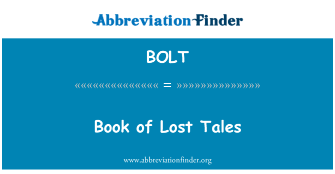 BOLT: Bok av förlorade sagor