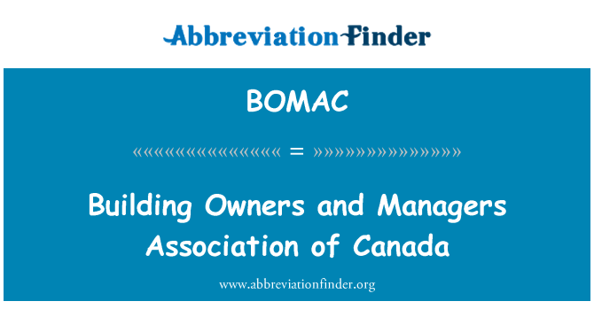 BOMAC: Bauherren und Managers Association of Canada