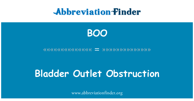 BOO: Blæreobstruktion