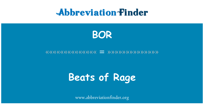 BOR: Beats of Rage