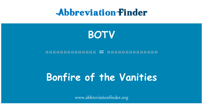 BOTV: Bonfire của Vanities