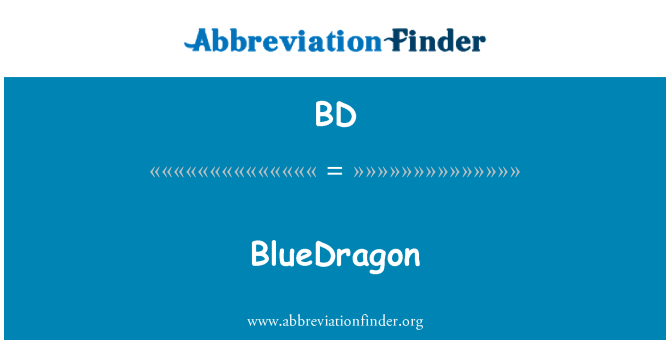 BD: BlueDragon