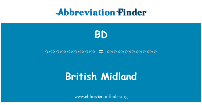 BD: British Midland