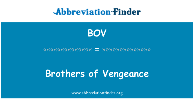 BOV: Broeders van wraak