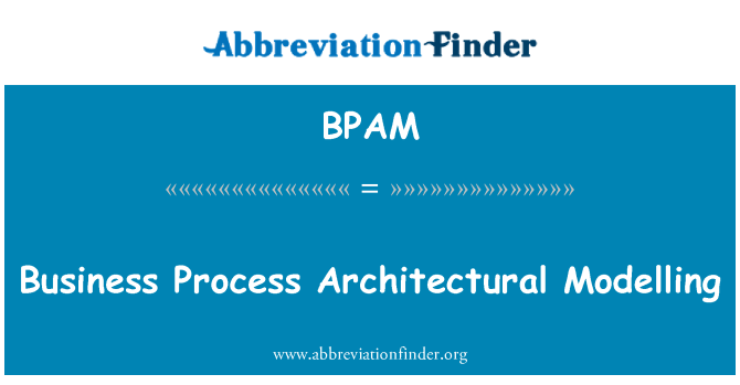 BPAM: Permodelan proses bisnes seni bina