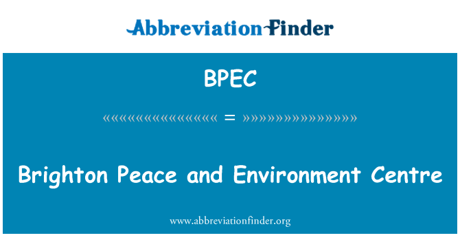 BPEC: Brighton viv ak kè poze ak sant anviwònman