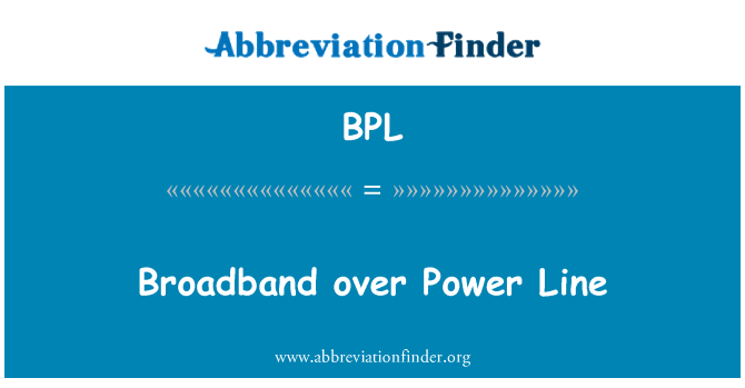 BPL: Širokopásmové připojení přes elektrické vedení