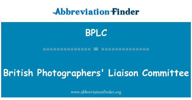 BPLC: Komitet Łącznikowy brytyjski fotografów