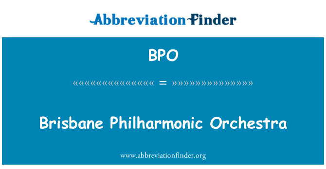 BPO: Brisbane Orchestre okès