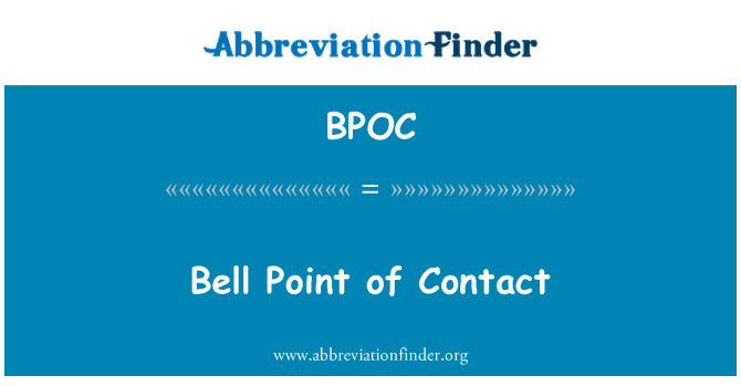 BPOC: Bell bod kontaktu