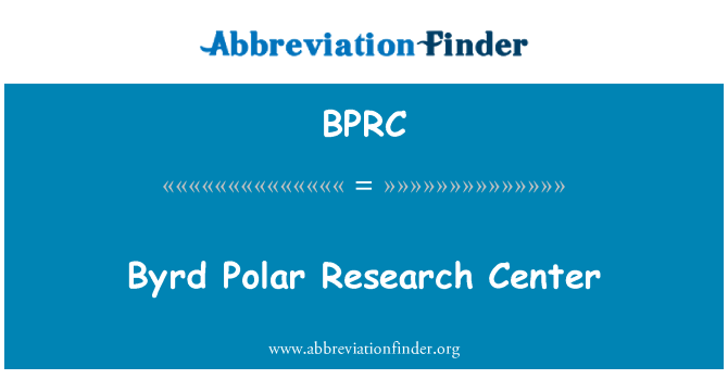 BPRC: Byrd polární výzkumné centrum
