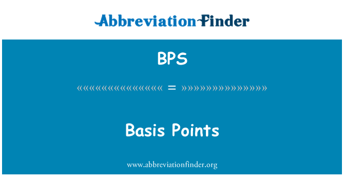 BPS: Basis poin