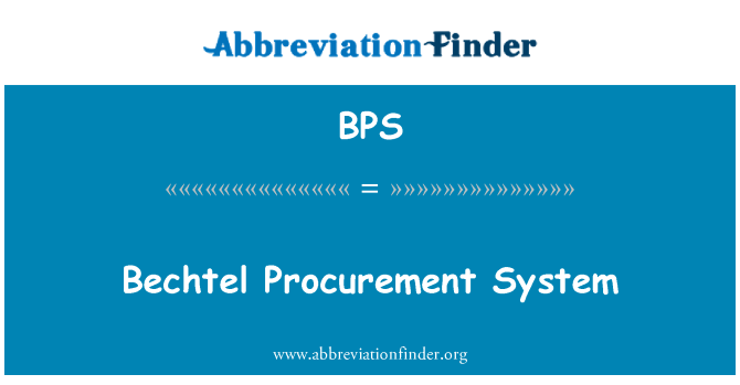 BPS: Bechtel akò sou zafè avantaj sistèm