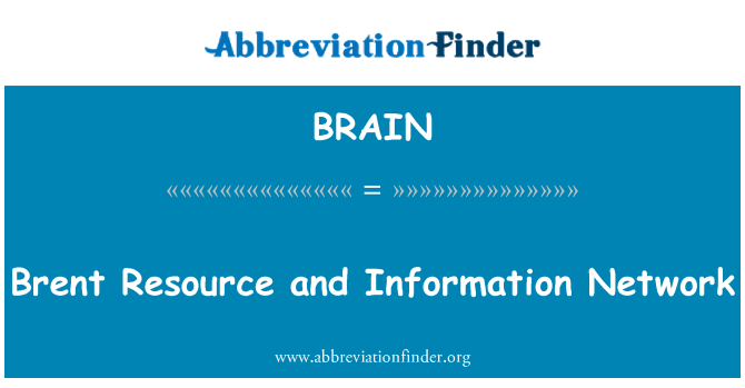 BRAIN: Brent sumber daya dan jaringan informasi