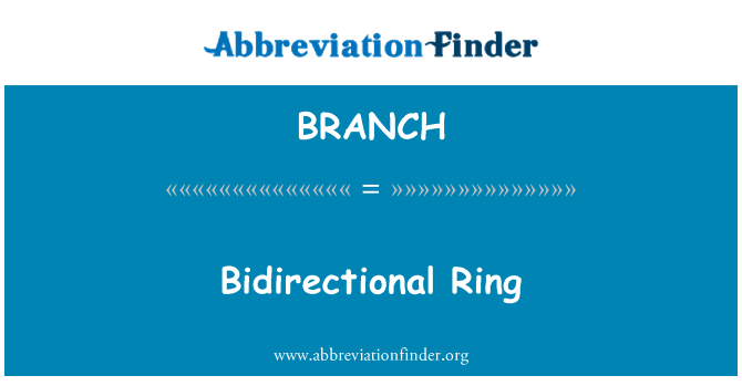BRANCH: Bidirektionalen Ring