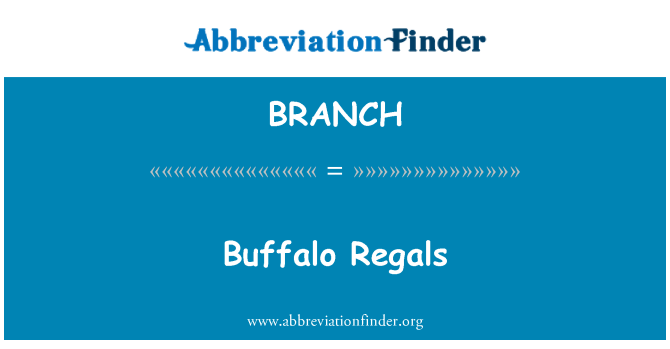 BRANCH: Buffalo Okay