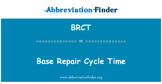 BRCT: Base opravy doba cyklu