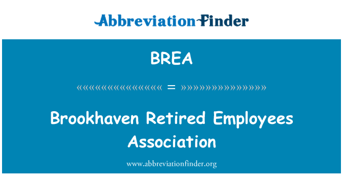 BREA: 布魯克海文國家實驗室退休人員協會