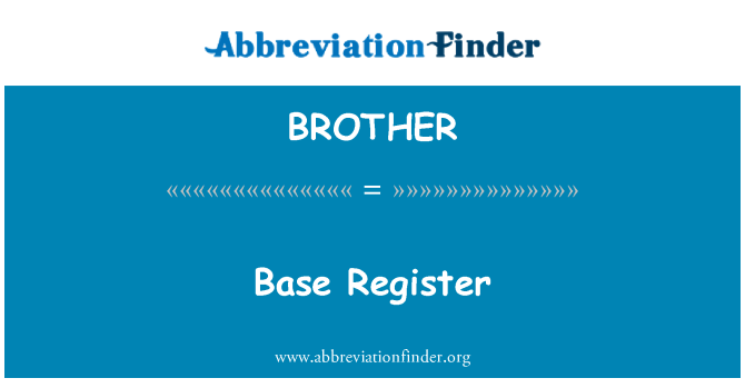BROTHER: Baz enskri