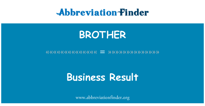 BROTHER: Risultato aziendale