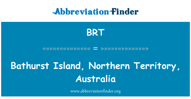BRT: Pulau Bathurst, wilayah utara, Australia