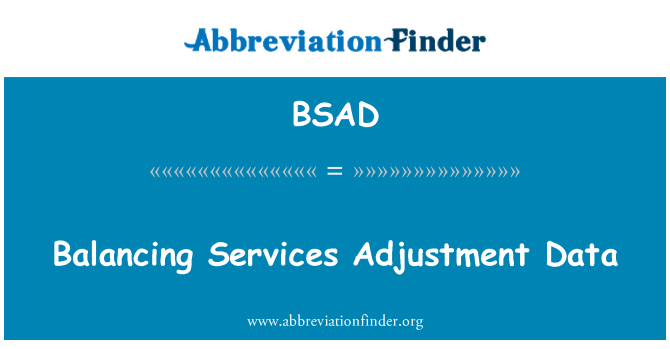 BSAD: Voye sèvis ajisteman done