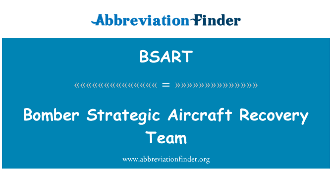 BSART: Equipo de recuperación de avión estratégico del bombardero