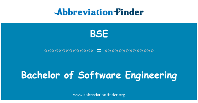 BSE: Бакалавр инженерии программного обеспечения