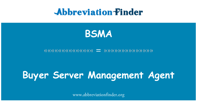 BSMA: Agen manajemen pembeli Server